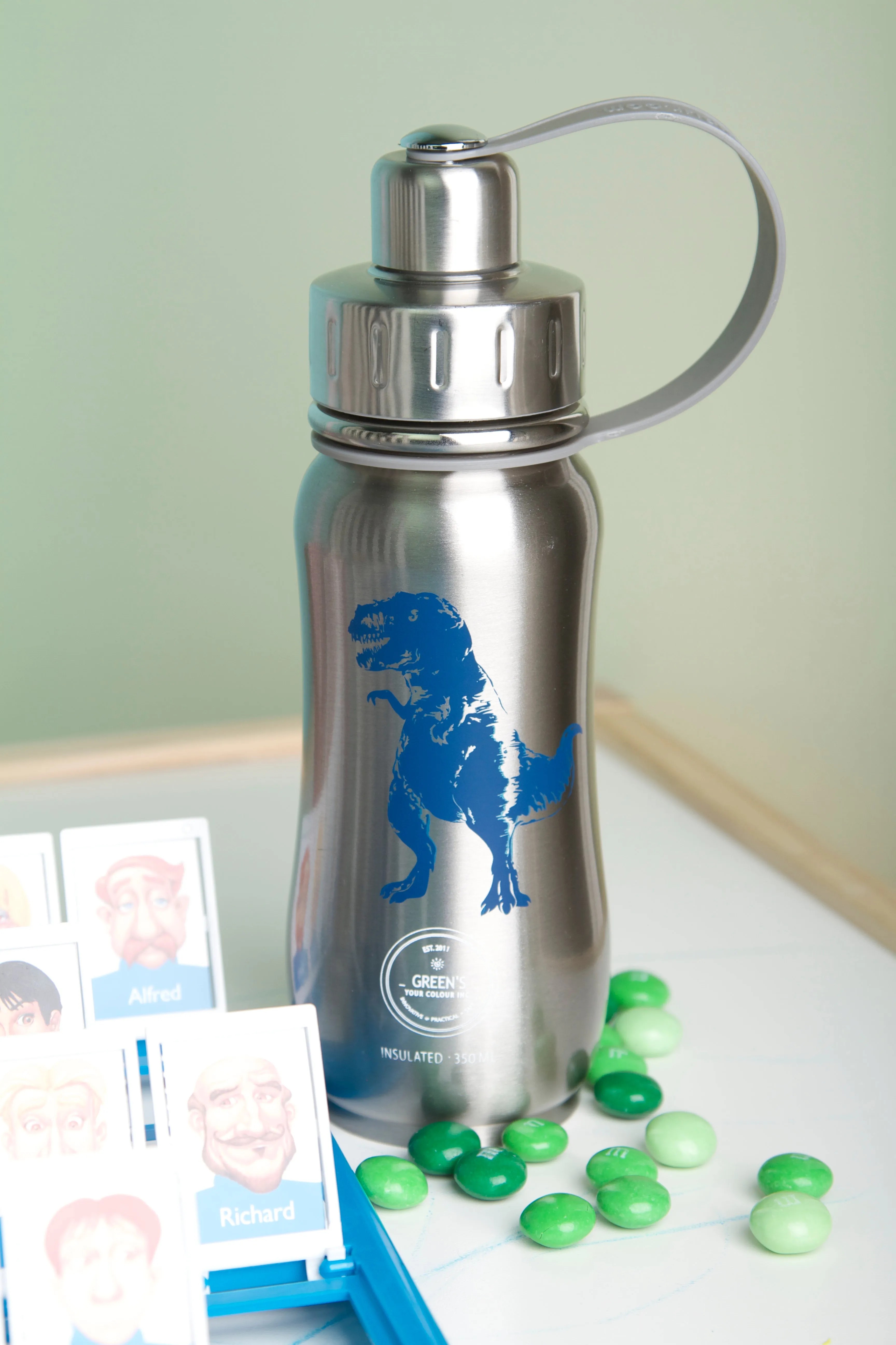 350 ml 'Dino Stomper' Silver