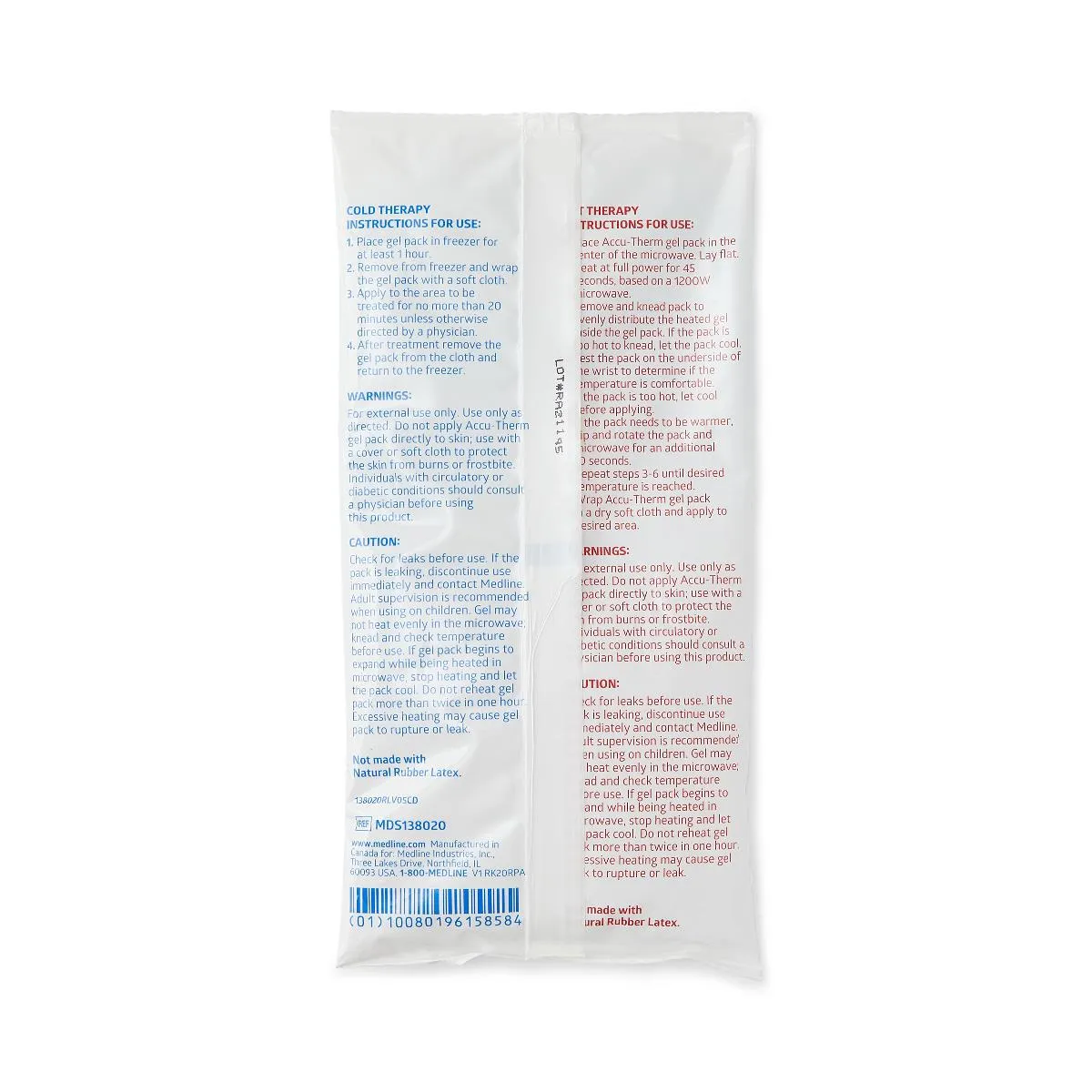 Accu-Therm Hot/Cold Gel Packs (case of 16)