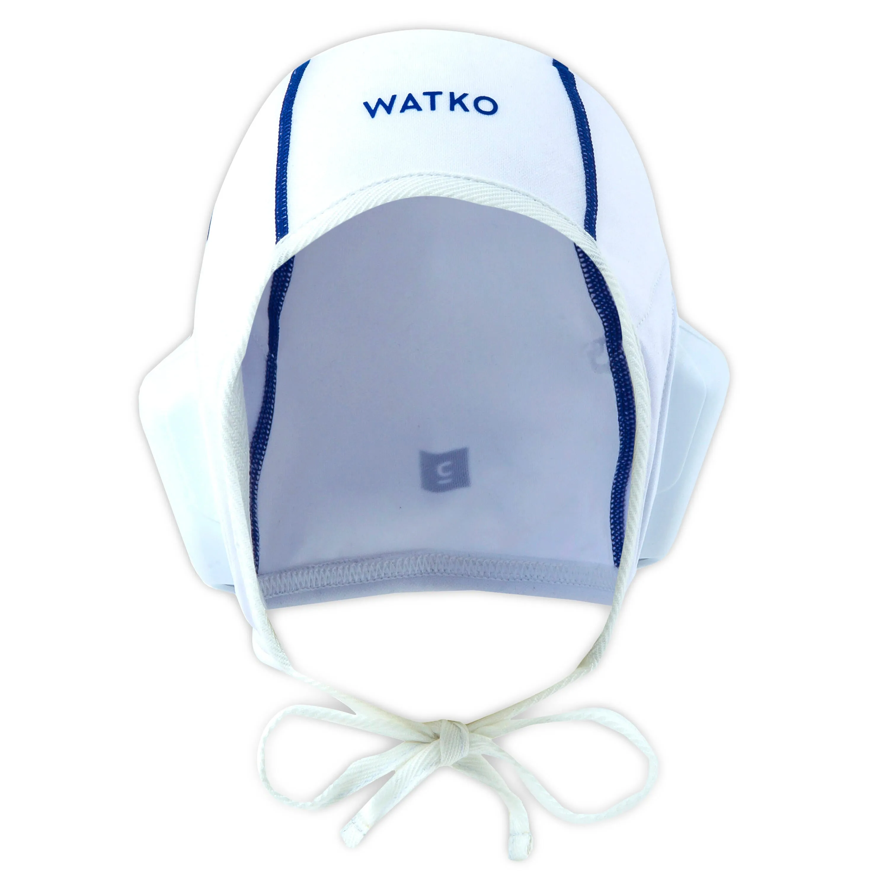 Adult water polo cap white 900 Watko