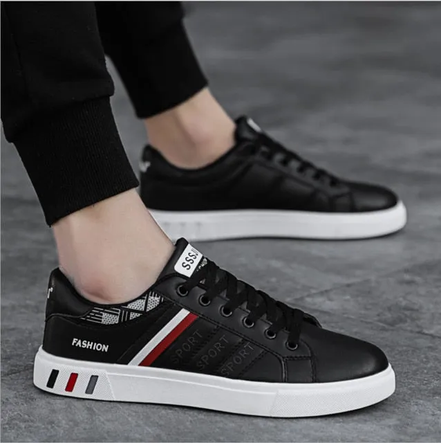 Amozae- Men Shoes Flat Summer Breathable Shoes Light Casual Shoes Male Tenis Masculino Sneakers White Business Travel Shoees