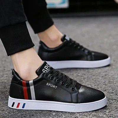 Amozae- Men Shoes Flat Summer Breathable Shoes Light Casual Shoes Male Tenis Masculino Sneakers White Business Travel Shoees