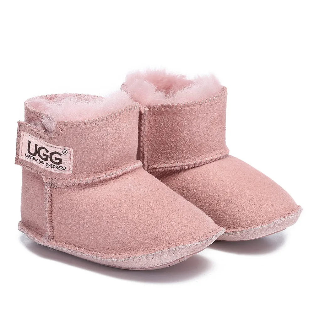 AUSTRALIAN SHEPHERD UGG Australian Sheepskin Baby Bootie With Gift Box Eliana #AS3049K