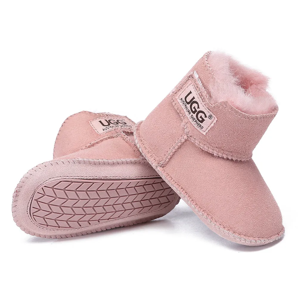 AUSTRALIAN SHEPHERD UGG Australian Sheepskin Baby Bootie With Gift Box Eliana #AS3049K