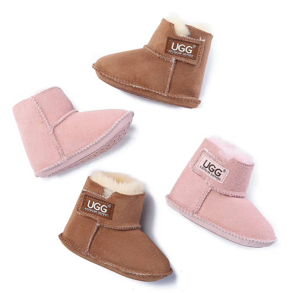 AUSTRALIAN SHEPHERD UGG Australian Sheepskin Baby Bootie With Gift Box Eliana #AS3049K