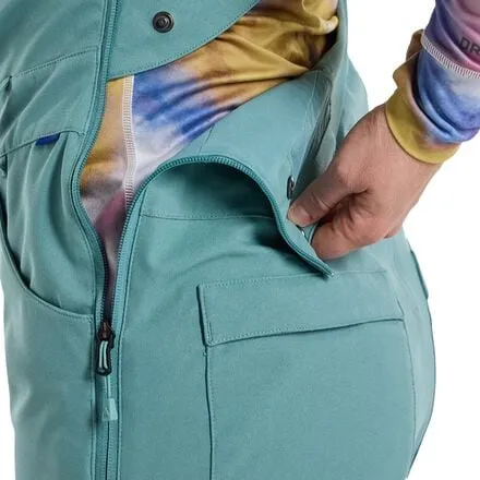 Avalon Overalls Pants - Women's Burton, Rock Lichen