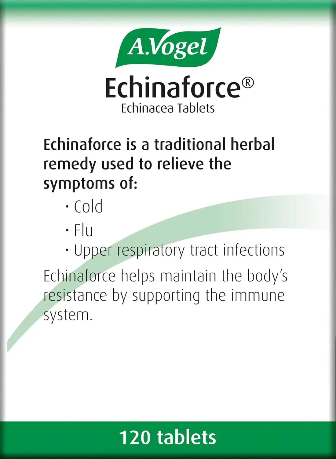 A.Vogel Echinaforce Echinacea Cold & Flu Tablets