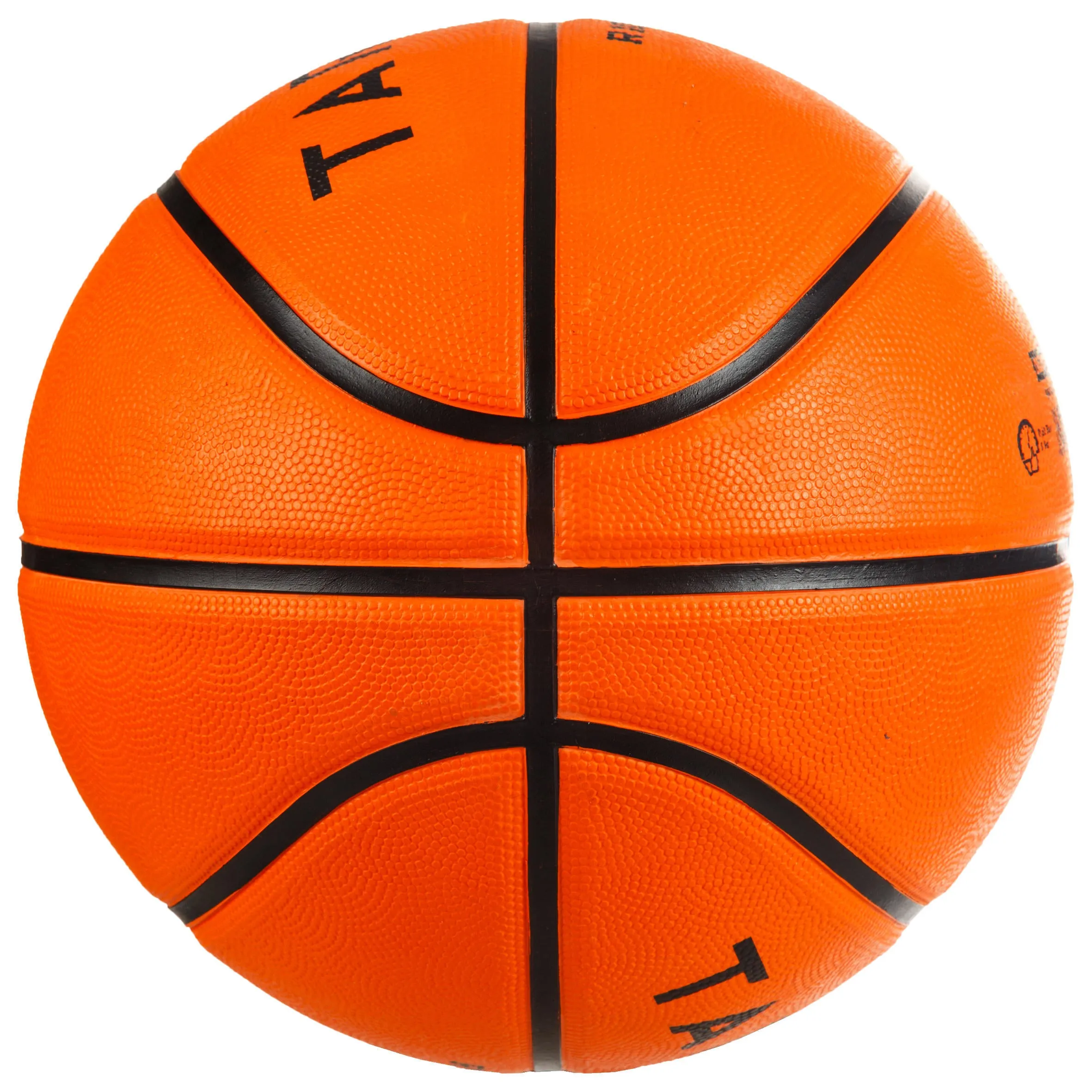 Basketball ball R100 size 7 children/adults orange TARMAK, Korolek