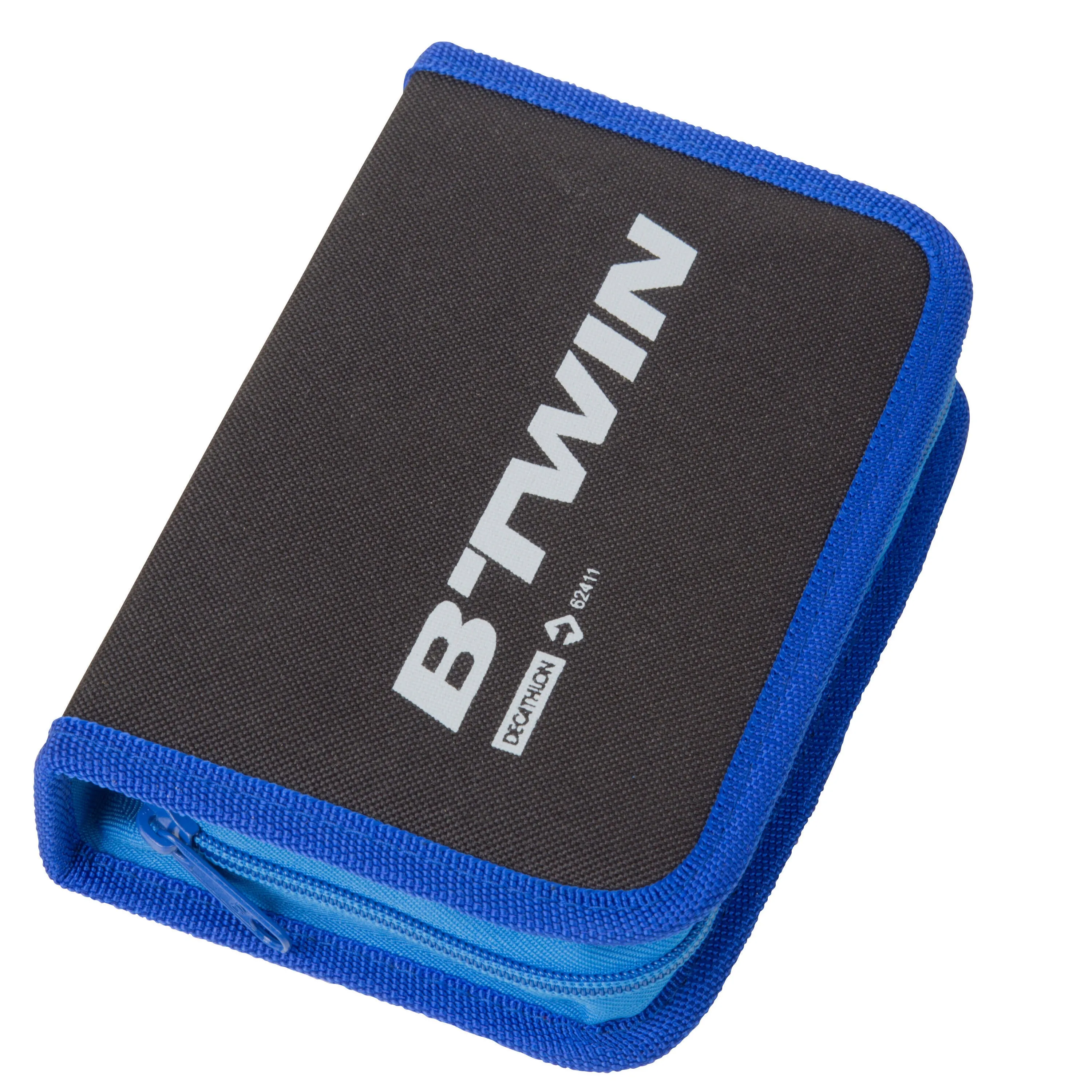 Bicycle tool box black-blue 100 Btwin