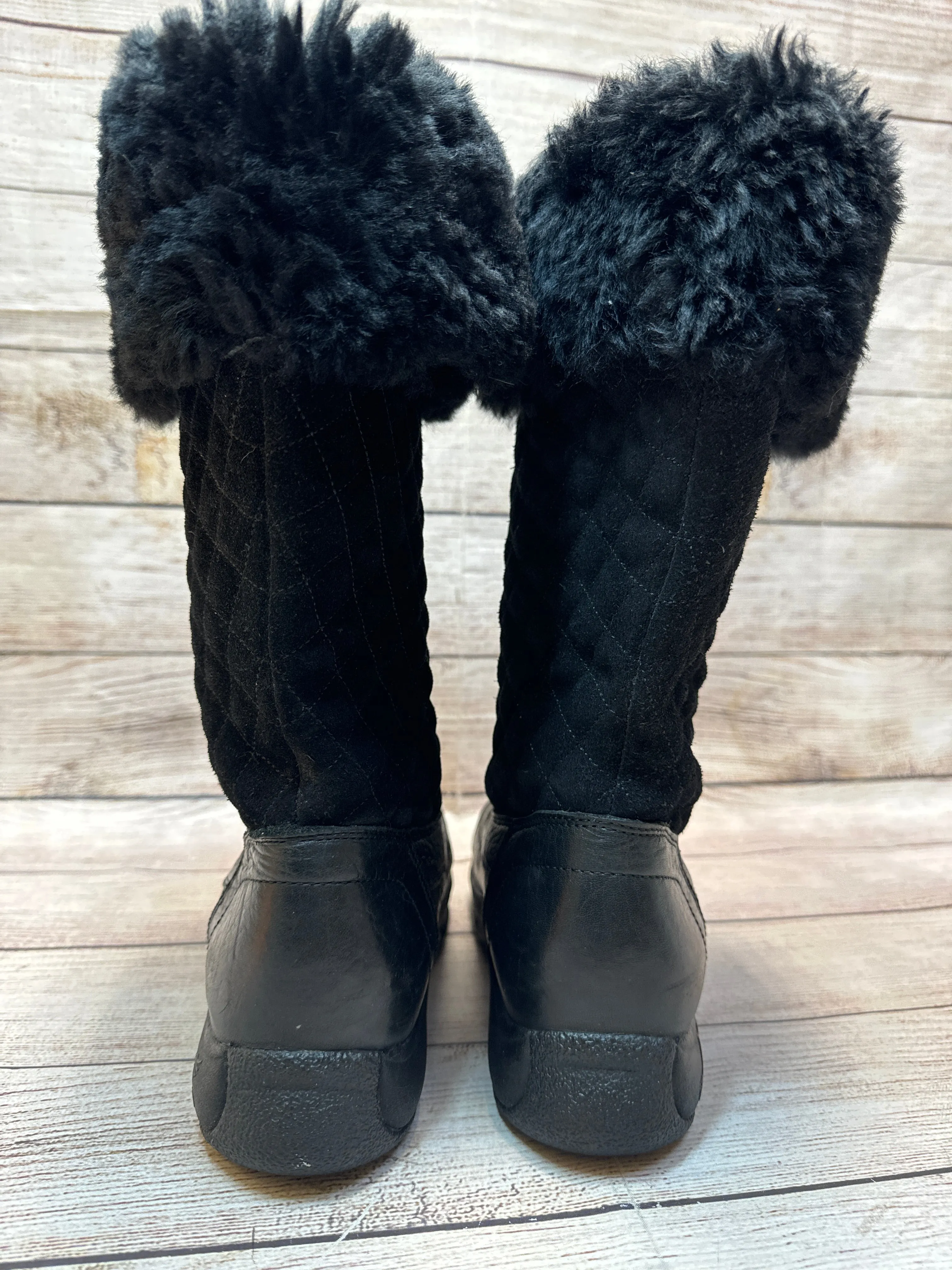 Boots Leather By Dansko In Black, Size: 6.5