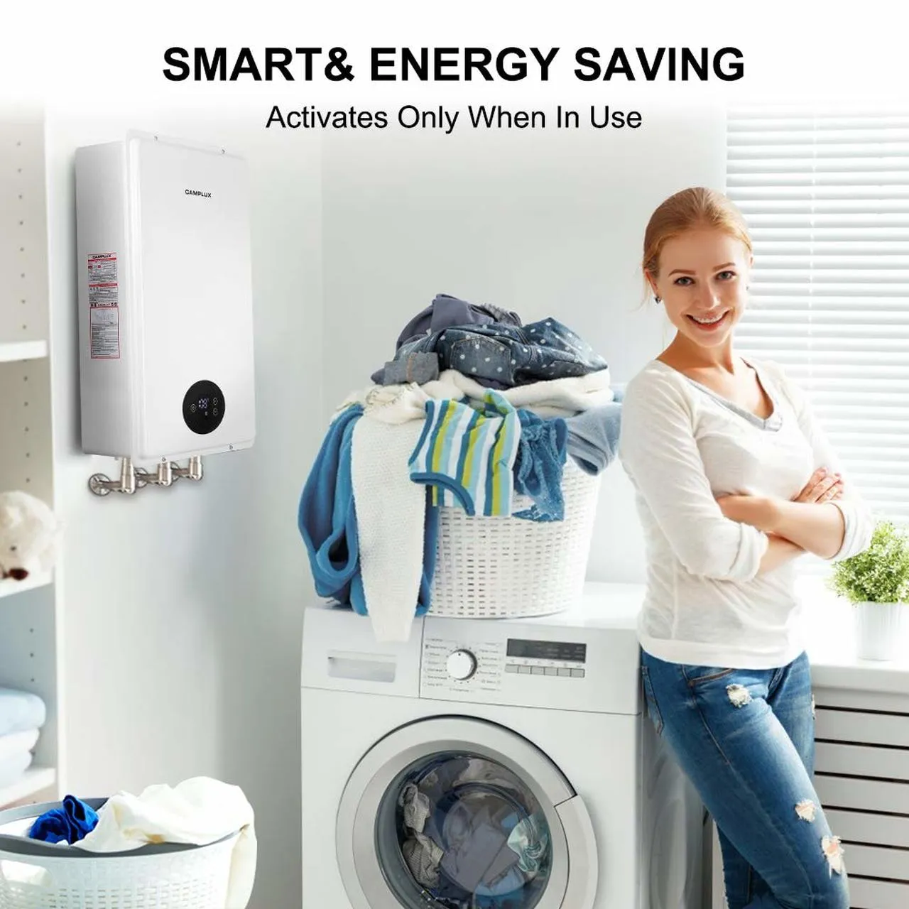Camplux CA528 (CSA) 5.28 GPM Indoor Tankless Propane Water Heater