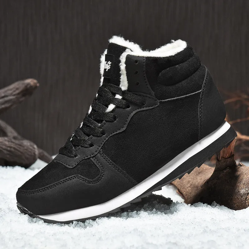 DopeStride™ bruine zachte zool comfortabele winterschoenen