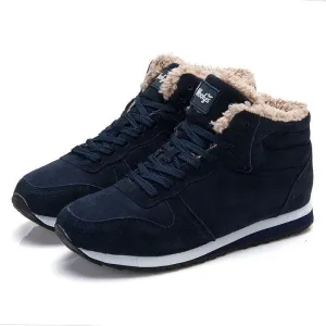 DopeStride™ bruine zachte zool comfortabele winterschoenen