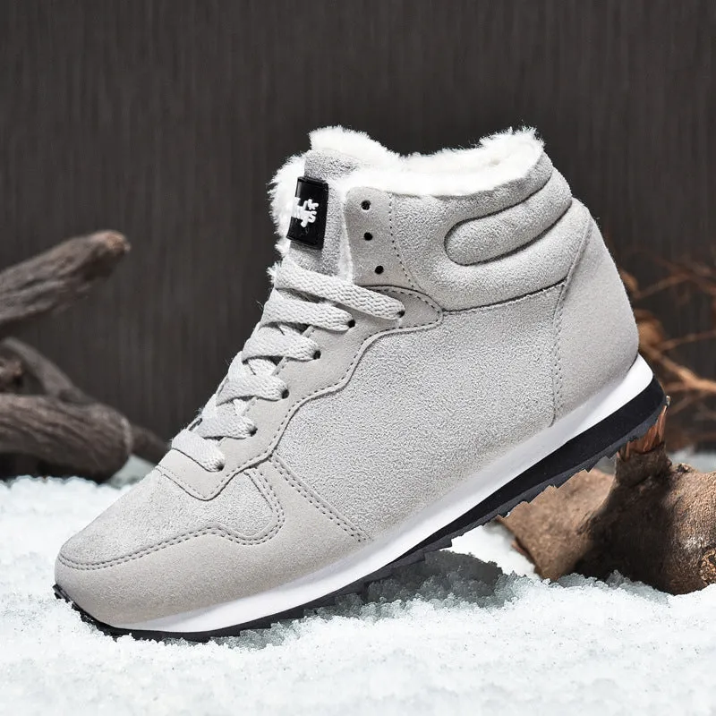 DopeStride™ bruine zachte zool comfortabele winterschoenen