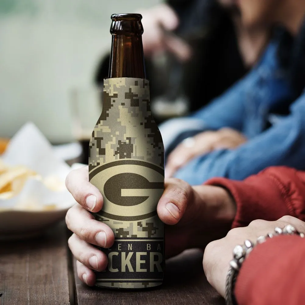 Green Bay Packers Digi Camo Bottle Cooler