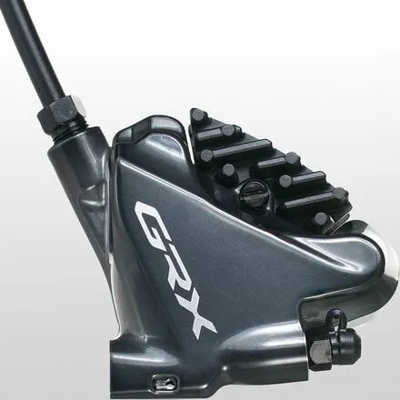 GRX ST-RX815 Di2 shift lever and Shimano disc brake caliper, black