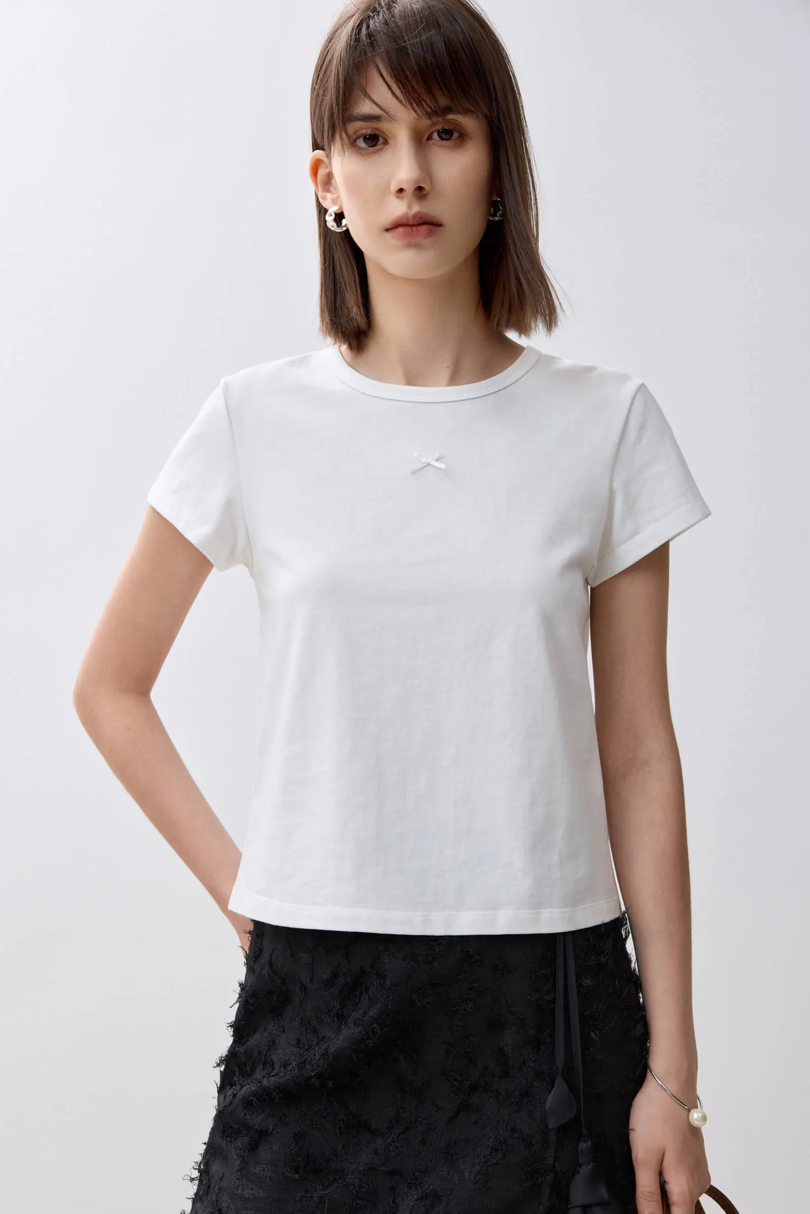 LILY Minimalist Cotton Tee