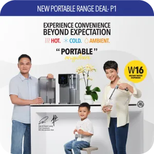 New Portable Range Deal P1 - Instant Hot/Cold RO Water Dispenser W16