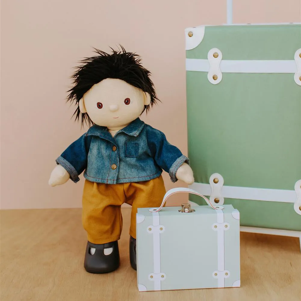 Olli Ella Dinkum Doll Travel Togs Set - Sage