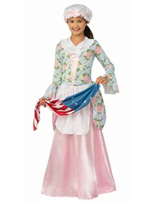 Rubie's Patriotic Colonial Girl Costume L