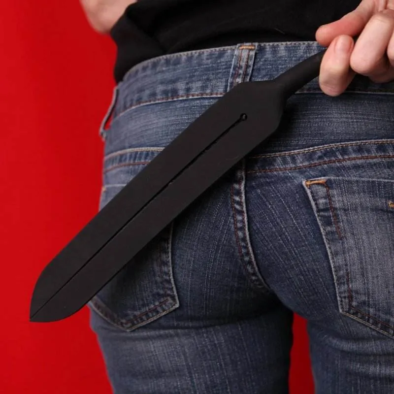Silicone Tawse Schoolboy Punishment Toy - Realistic Educational Discipline Tool