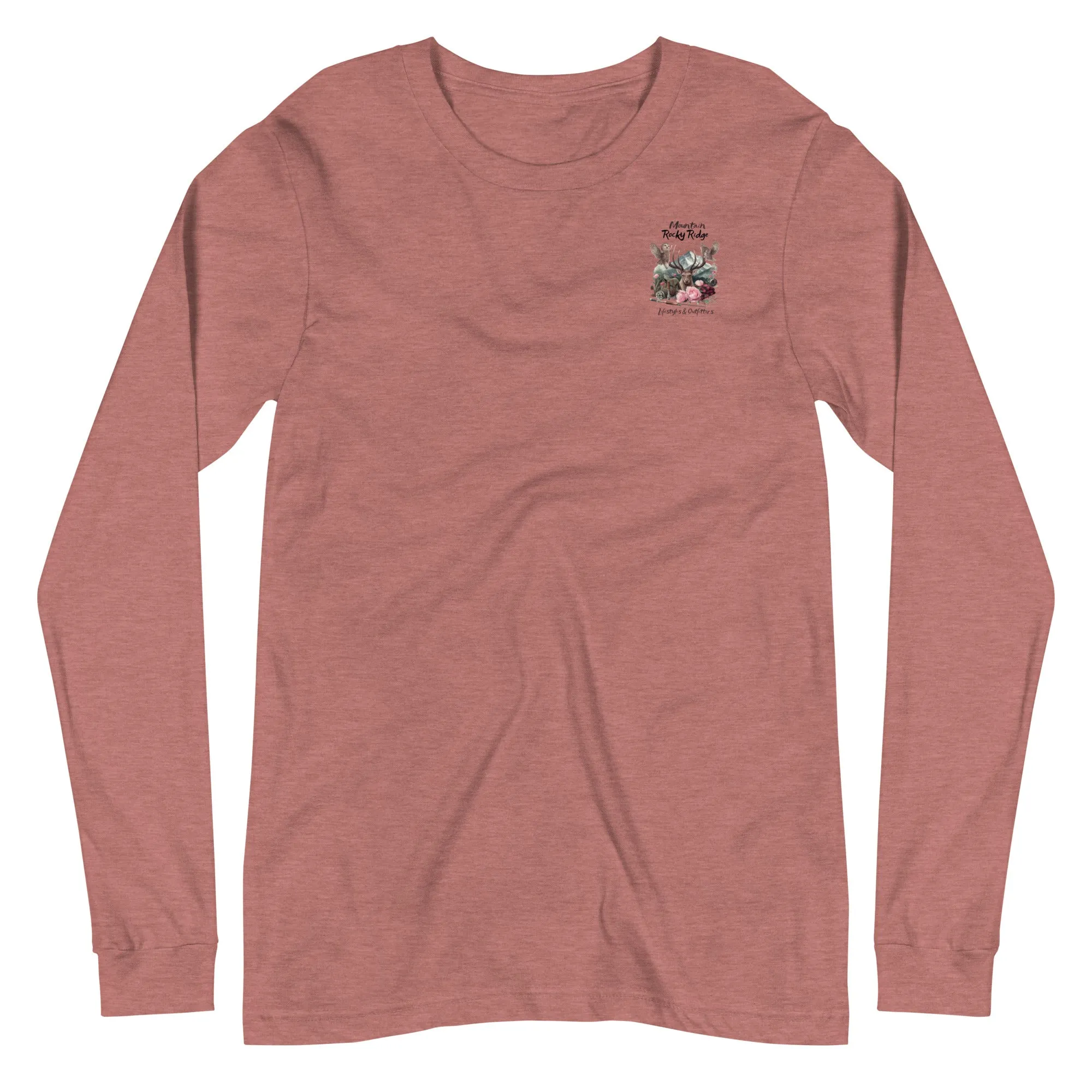 Unisex Long Sleeve Tee  Exclusive Love Life Live Outdoors MRRL&O Print Designs