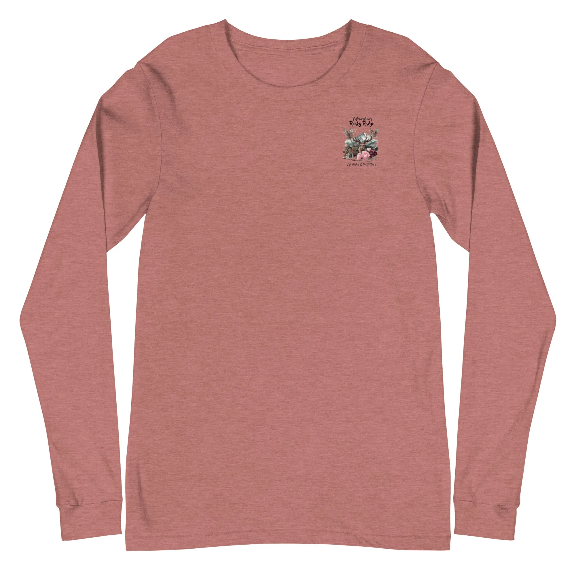 Unisex Long Sleeve Tee  Exclusive Love Life Live Outdoors MRRL&O Print Designs