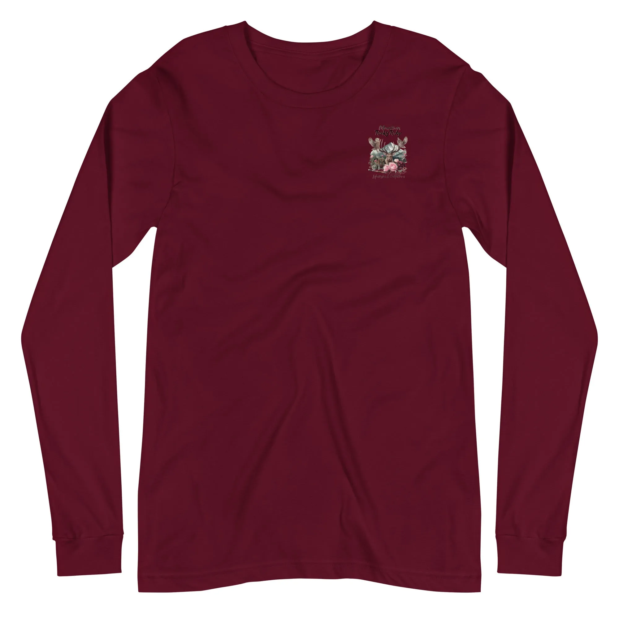 Unisex Long Sleeve Tee  Exclusive Love Life Live Outdoors MRRL&O Print Designs