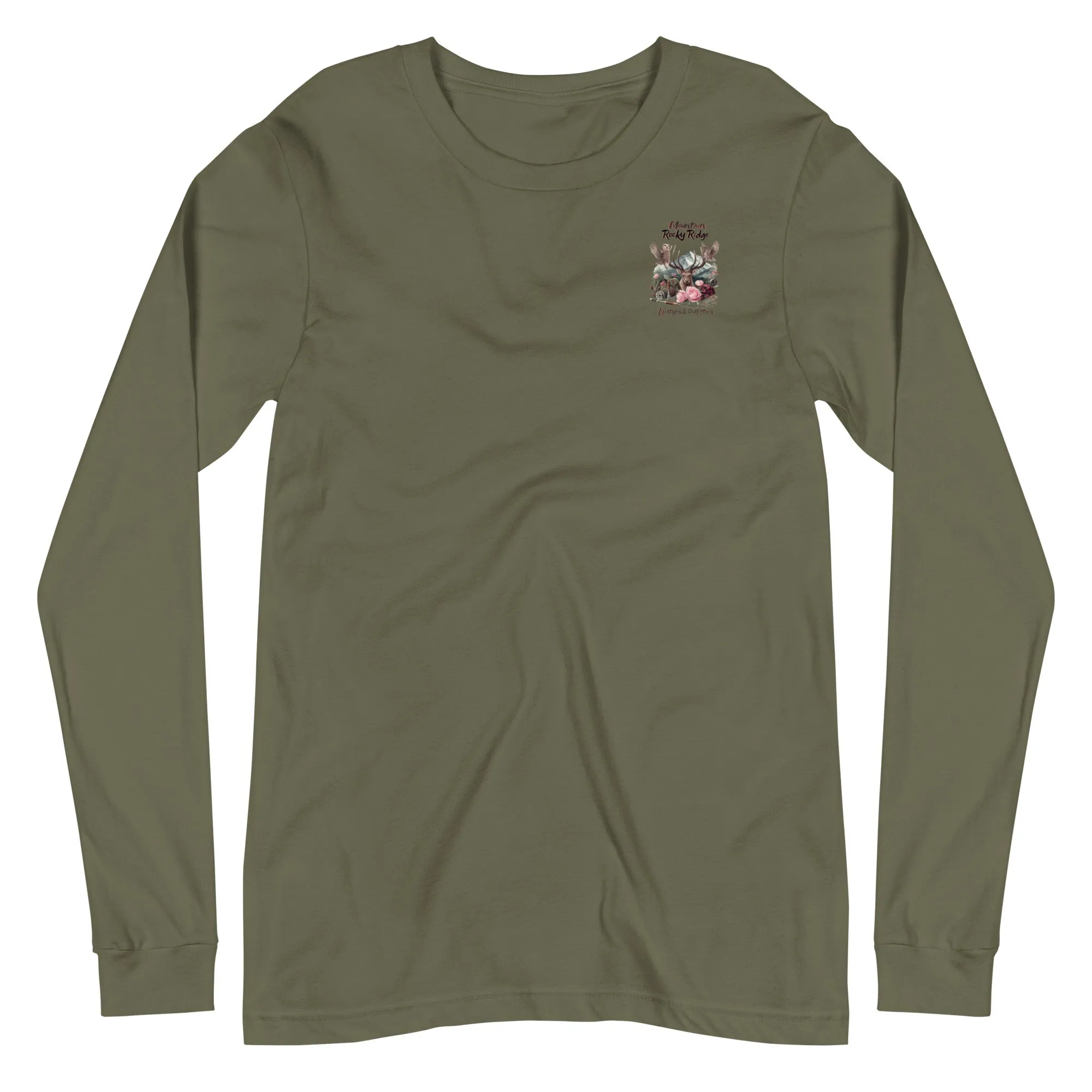Unisex Long Sleeve Tee  Exclusive Love Life Live Outdoors MRRL&O Print Designs