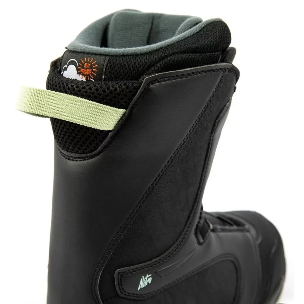 Womens Flora TLS Black-Mint 2022 Snowboard Boots